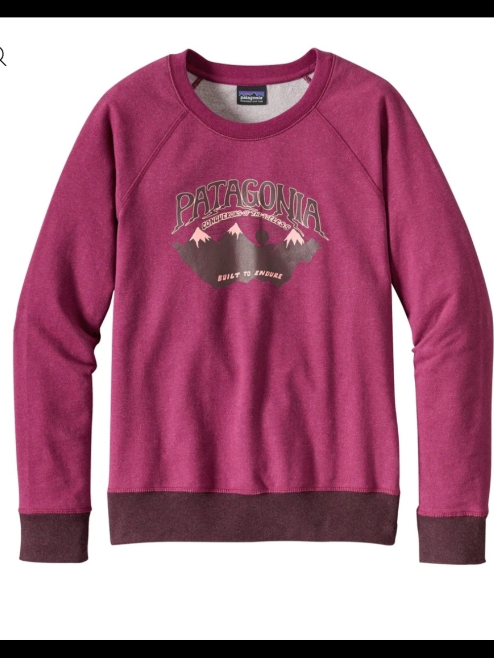 Patagonia Women's Raspberry Crewneck Graphic Sweater